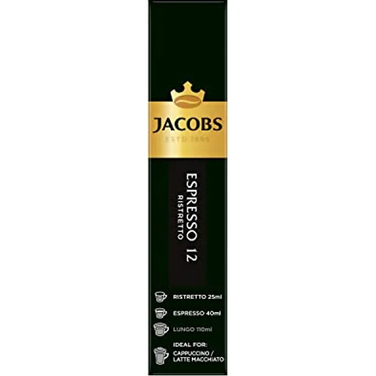 Jacobs Espresso 12 Ristretto, Kaffeekapseln, Nespresso Kompatibel, Kaffee, 20 Kapseln, á 5.2 g – Bild 7