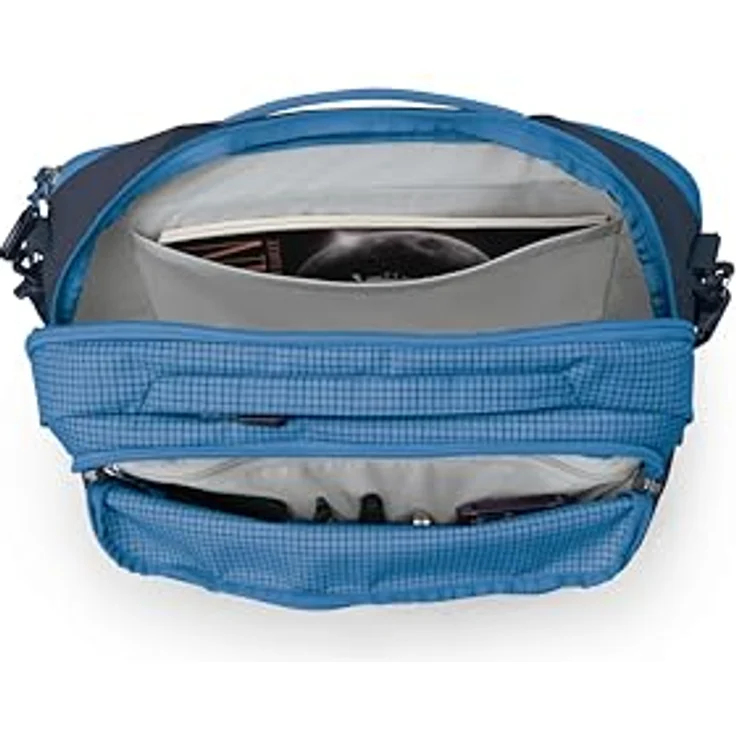 Osprey Transporter Carryon Boarding Bag, 46 cm Flugumhänger mit Laptopfach, blau – Bild 6