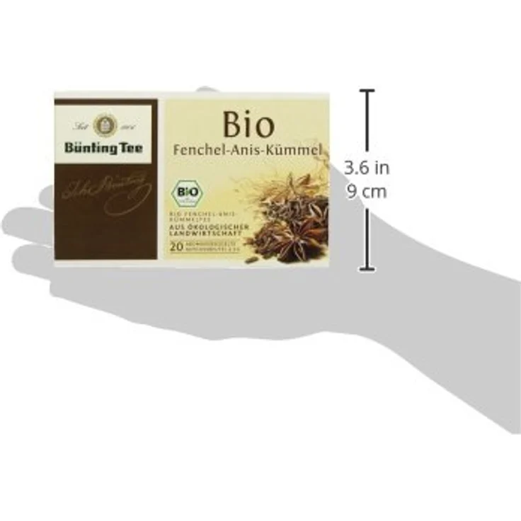 Bünting Tee Bio Fenchel-Anis-Kümmel, 20 Tassenbeutel – Bild 4