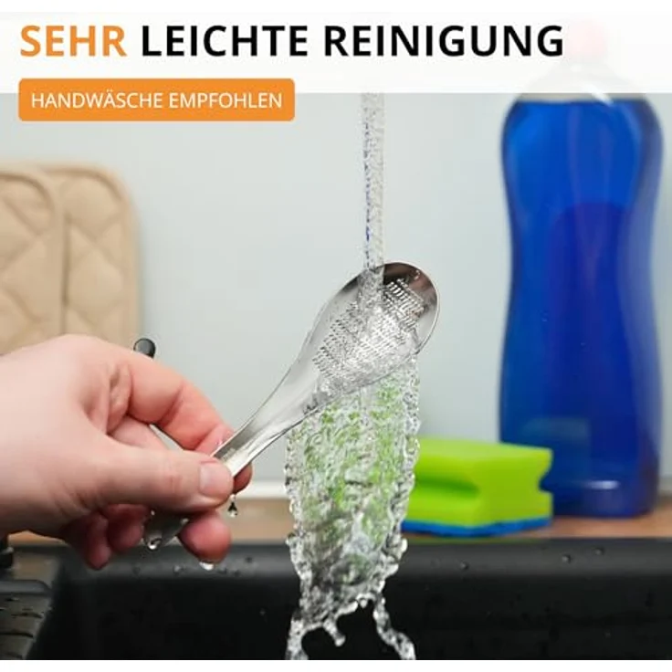 Westmark Löffel- - Ingwerreibe aus rostfreiem Edelstahl, 18,3 x 4,2 cm, 11582260 – Bild 8