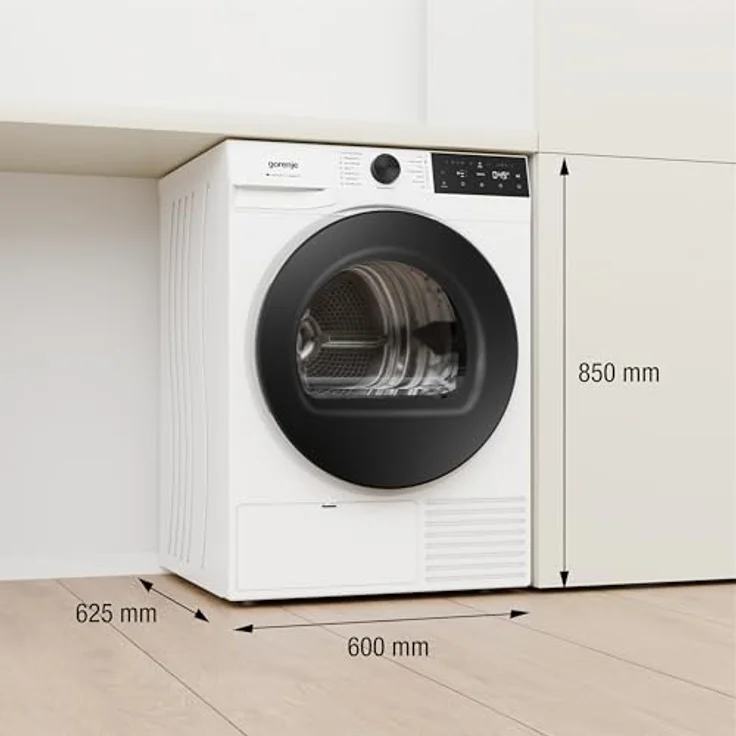 Gorenje D5G49D, Trockner mit Wärmepumpe, 9 kg, 15 Programme, FastDry, TwinAir, Anti-Allergie, EasyClean-Filter, Energieeffizienzklasse D – Bild 2