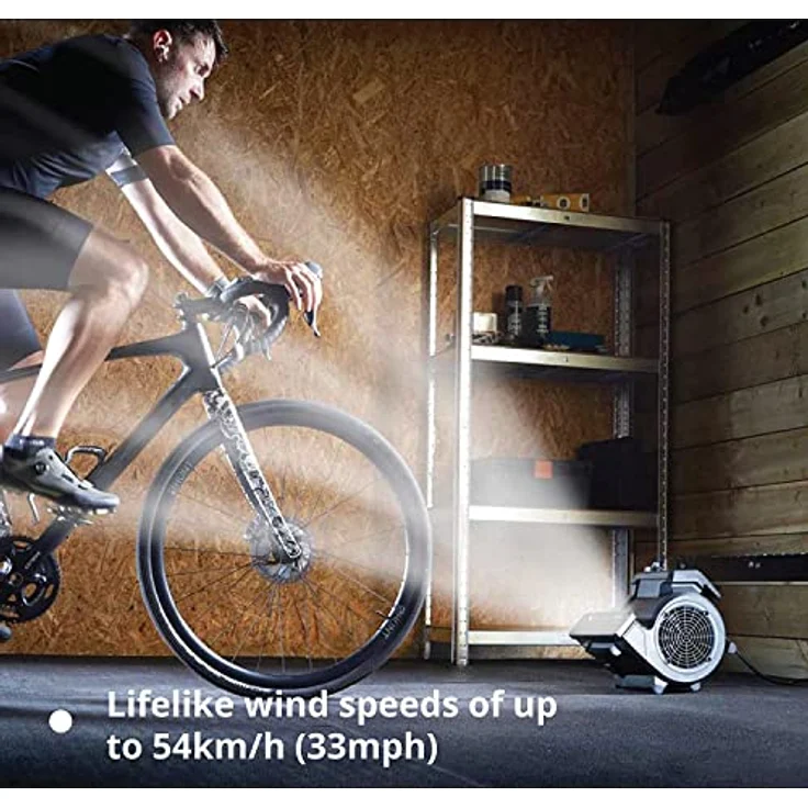 Vacmaster AM1202R Cardio54 Gym Bodenventilator mit Fernbedienung Fahrradlüfter Lautlos Lüfter – Bild 2