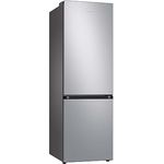 Samsung Kühl-Gefrier-Kombination, Kühlschrank mit Gefrierfach, 185 cm, 344 l Gesamtvolumen, 114 l Gefrierteil, AI Energy Mode, Edelstahl-Look, RL34C603DSA/EG