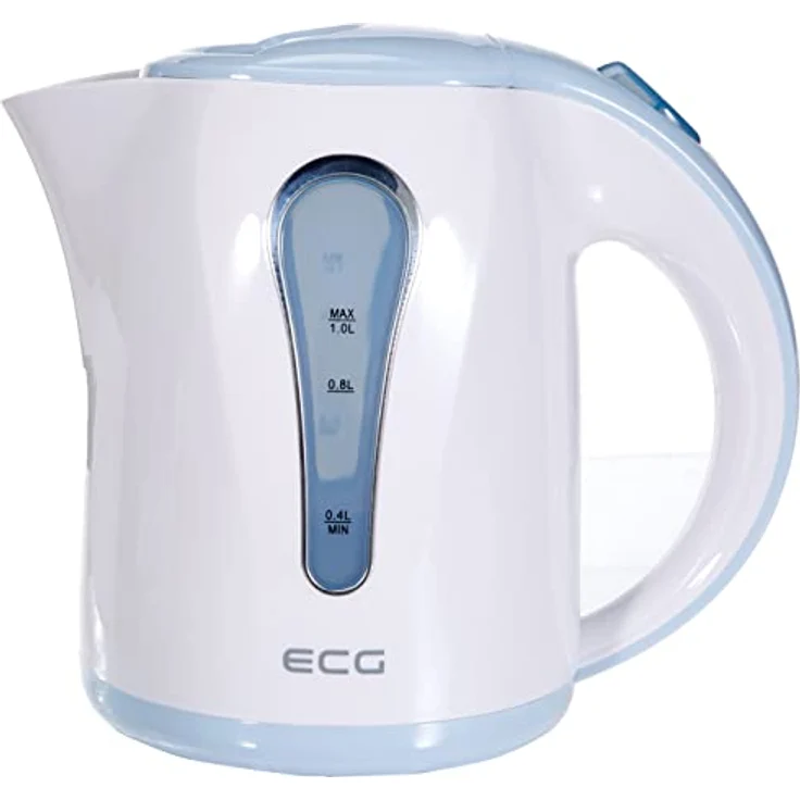 ECG RK 1022 Blue, Wasserkocher, 1 Liter, Blau-weiß, Plastik – Bild 2