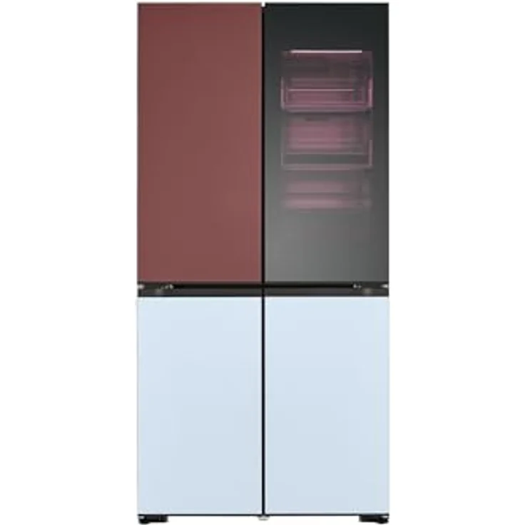 LG GMV960NNME Kühl-Gefrierkombination 617L, No-Frost, InstaView, DoorCooling+, Eiswürfelspender, silber, 4-türig, Klasse E – Bild 7
