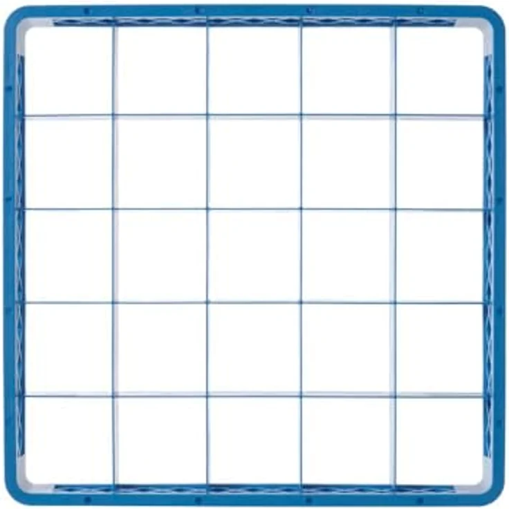 HENDI Aufsatz für Geschirrspülkorb, 25 Fächer 88x88 mm, 500x500x(H)45mm, geeignet für HENDI Geschirrspülmaschinen – Bild 2
