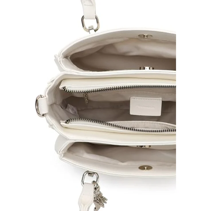 Tamaris TAS Katharina Shopper, geprägte Oberfläche, Reißverschluss, schwarz – Bild 4