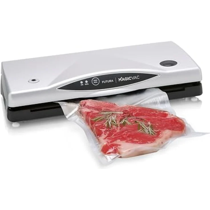 Magic Vac Futura Vakuumiergerät 150 x 390 x 80 mm 2,3 kg 140 W 230 V 50 Hz Schwarz-Weiß – Bild 3