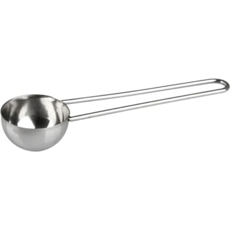 Fackelmann Kaffeedosierlöffel, Löffel aus Edelstahl, Messlöffel für Kaffee oder Matcha (Farbe: Silber), Menge: 1 Stück – Bild 2