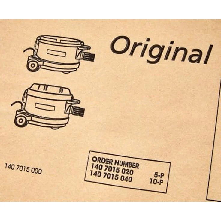 Nilfisk 10 Original Staubsaugerbeutel, hochwertiges Papier, kompatibel mit VP Staubsauger, Referenznummer 140 7015 040 – Bild 5