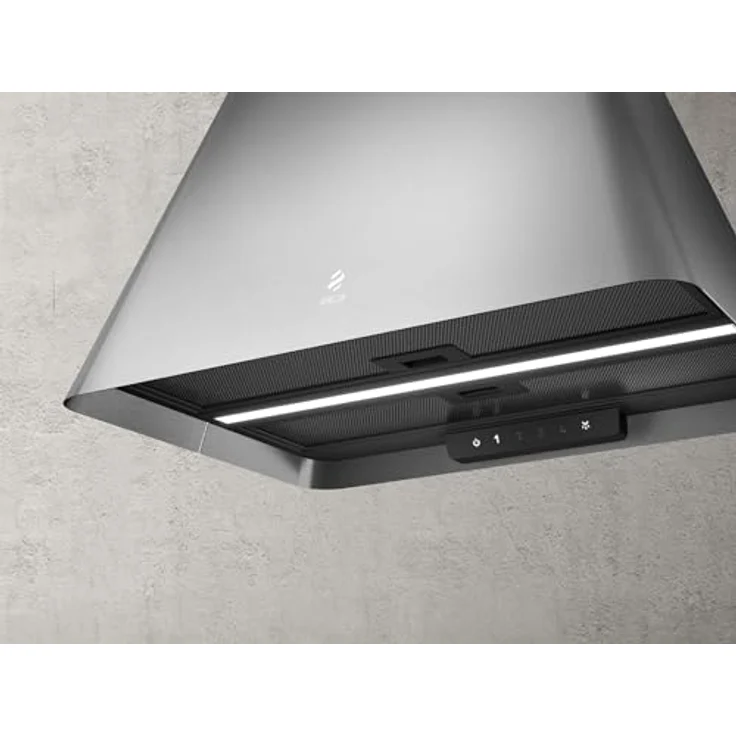 Elica Ikona Light PRF0165071 Inselhaube 60 cm Edelstahl, Umluft, LED-Beleuchtung 7 W, elektronische Steuerung, Intensivleistung 610 m³/h – Bild 3