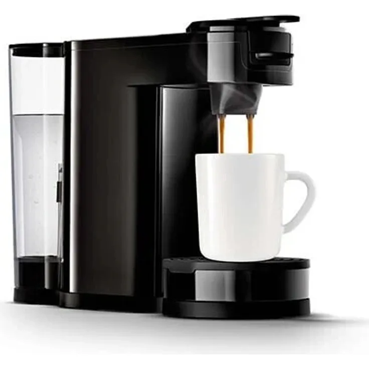 Philips Senseo Switch 3-in-1 HD6594/60, Kaffeepad- und Filterkaffeemaschine mit TripleBrew-Technologie, 1,0-Liter-Thermokanne, schwarzes Design