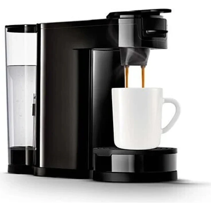 Philips Senseo Switch 3-in-1 HD6594/60, Kaffeepad- und Filterkaffeemaschine mit TripleBrew-Technologie, 1,0-Liter-Thermokanne, schwarzes Design