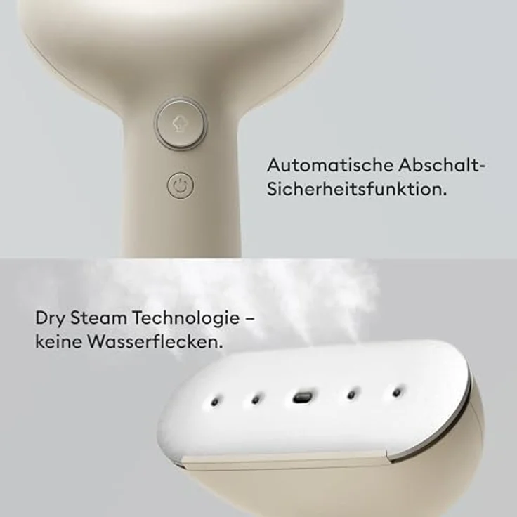 Steamery Dampfbürste Cirrus No. 3 Iron CI30201EU, 1200 W, beige - Hybrid aus Steamer und Bügeleisen – Bild 5