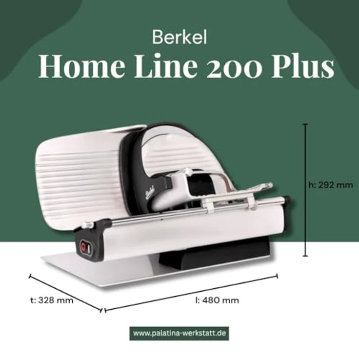 Berkel Home Line 200 Aufschnittmaschine neues Modell 2020 HL 200 Schwarz – Bild 3