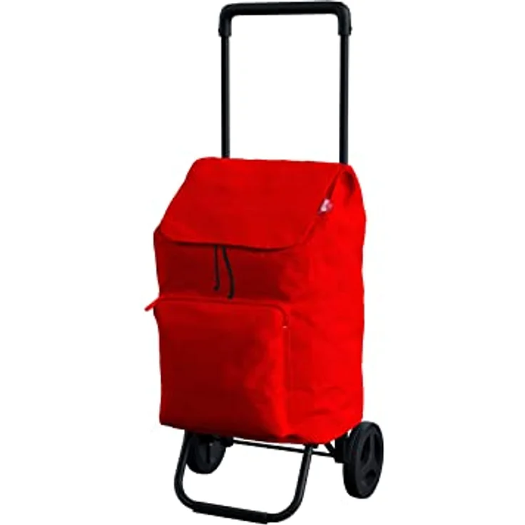 Gimi Argo Einkaufswagen, Polyester, Rot – Bild 1