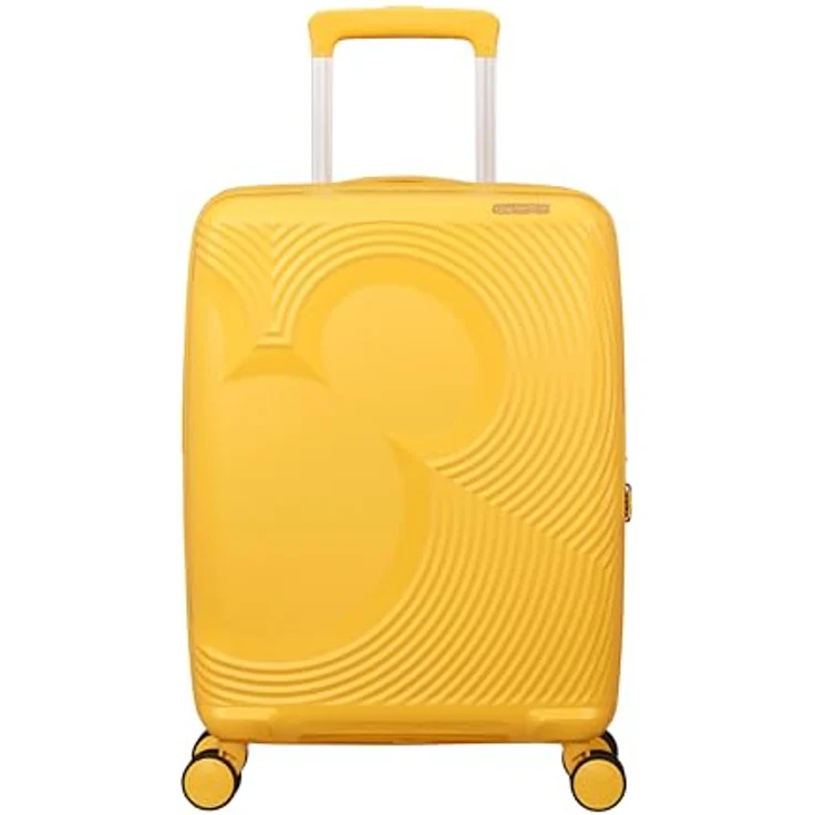 American Tourister Mickey Magic, 4 Rollen Kabinentrolley 55 cm mit Dehnfalte, gelb – Bild 2