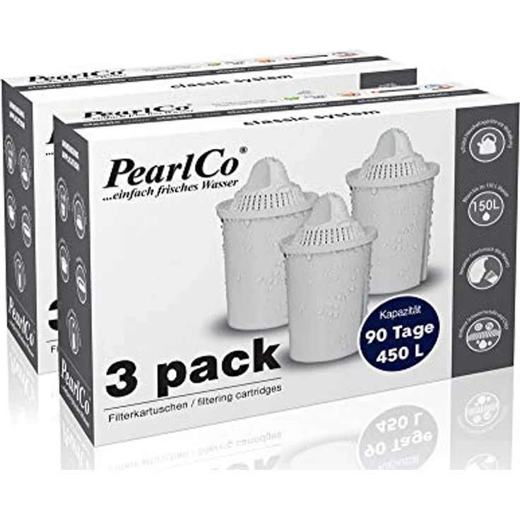 PearlCo Classic Premium Filterkartuschen 6er Pack – Bild 2