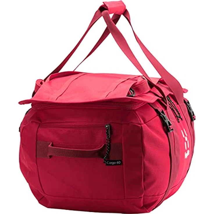 Haglöfs Cargo 60 Rucksack, Unisex, für Erwachsene, Scharlachrot/Dala Rot, Einheitsgröße - Mit erweiterbarer Tasche und Kompressionsriemen – Bild 5