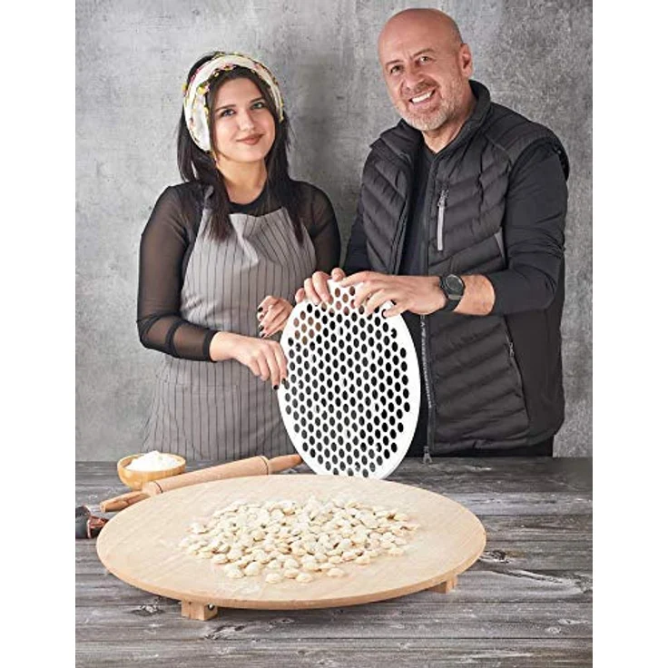 Vip Ahmet Ravioli Teigtaschen Form VP-077, Teigwerkzeug mit 200 Löchern, spülmaschinengeeignet, 40 cm – Bild 8