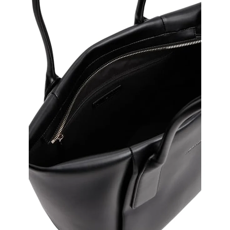 Tommy Hilfiger TH Essential Shopper Tasche, 44 cm, schwarz, 100% Polyurethan – Bild 5