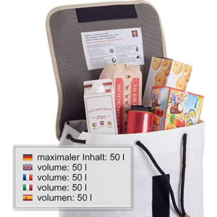 ANDERSEN Einkaufstrolley - Unus Shopper 360° Mole 2 41 L Einkaufsroller, Segelstoff, upcycling, Aluminium, Griff ergonomisch, höhenverstellbar, Kugellagerrad – Bild 2