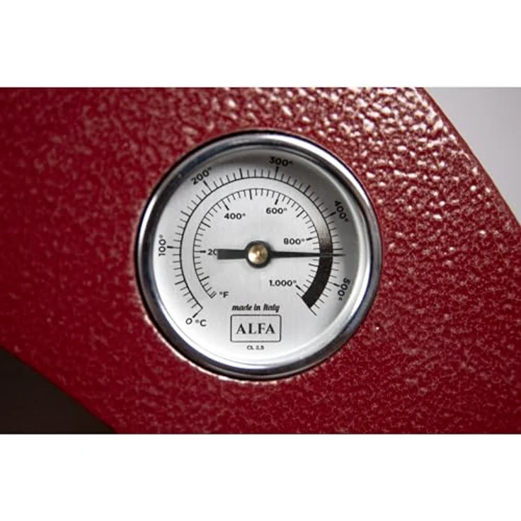 Alfa Forni Tragbarer Gas Pizzaofen MODERNO PORTABLE Antik Rot, mit Heat Genius-Technologie und schnellem Garen – Bild 7