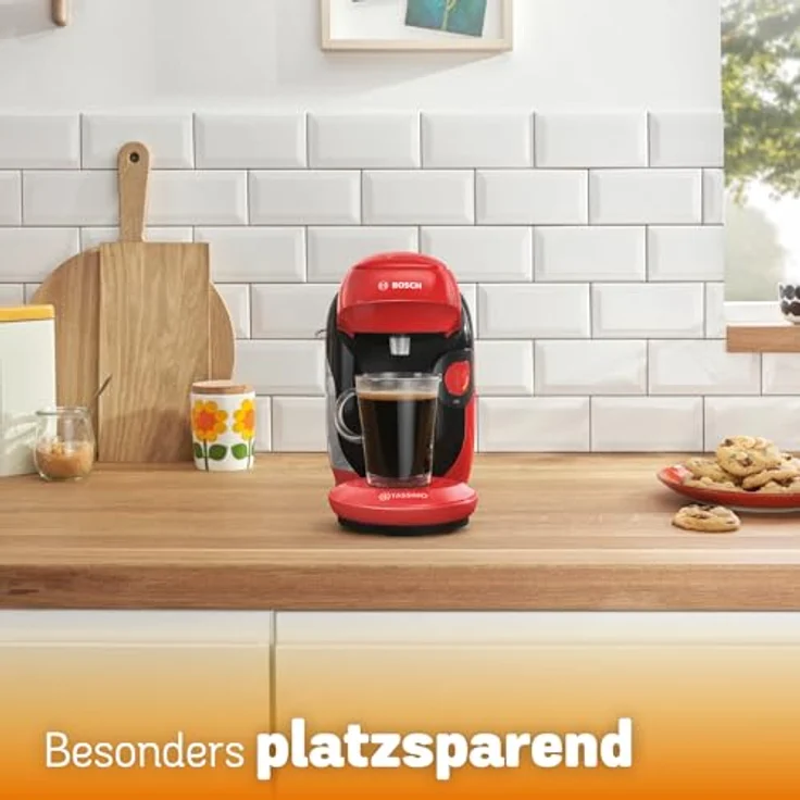Bosch TAS113E Tassimo-Kapselmaschine, Große Getränkevielfalt, INTELLIBREW-Technologie, kompakte Gerätemaße, Farbvielfalt – Bild 11