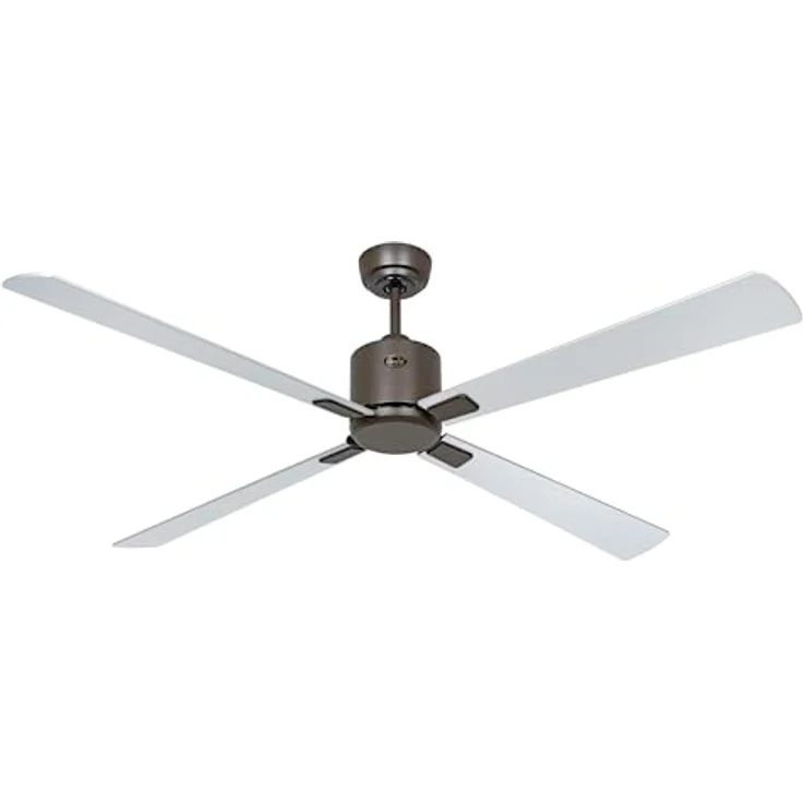 CASAFAN Neo III, Energiespar Deckenventilator 152 cm mit Fernbedienung, Wendeflügel Wenge/Silbergrau, WiFi-fähig, bronze – Bild 2