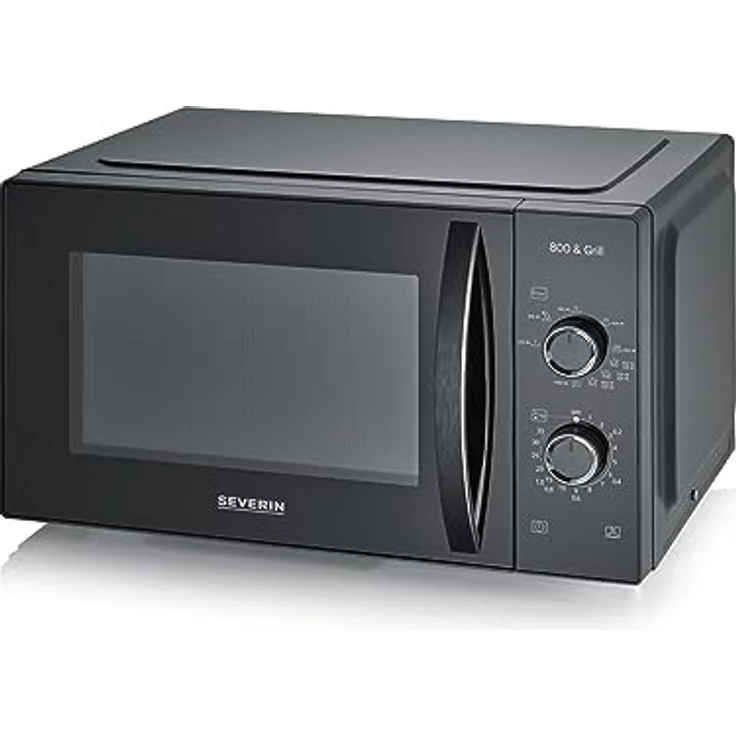 Severin 7785 Mikrowelle schwarz 800 W Grillfunktion, Timer-Funktion – Bild 1