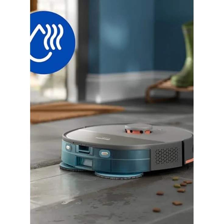 Philips Nass-Trocken-Saugroboter XU5100/10 5000 Series, 10.000 Pa Saugkraft, doppelter Wischmopp, inkl. Entleerungsstation, LDS-Radarnavigationssystem, HomeRun App, mit Beutel – Bild 6