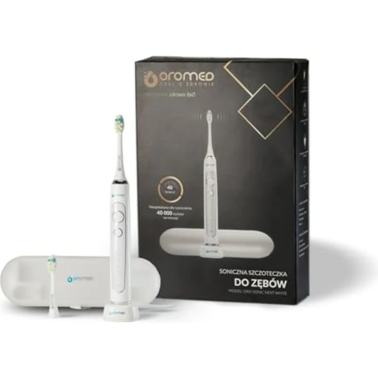 OROMED ORO SONIC NEXT WHITE Schallzahnbürste mit vier Reinigungsprogrammen – Bild 3