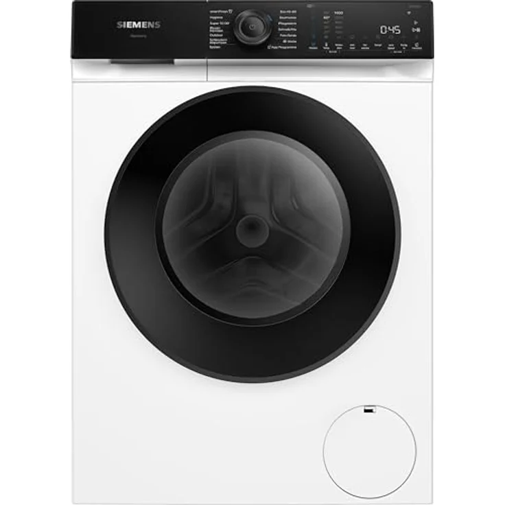 SIEMENS iQ500, Waschmaschine, Frontlader, 9 kg, 1400 U/min., WG44H2MECO in Grau – Bild 1