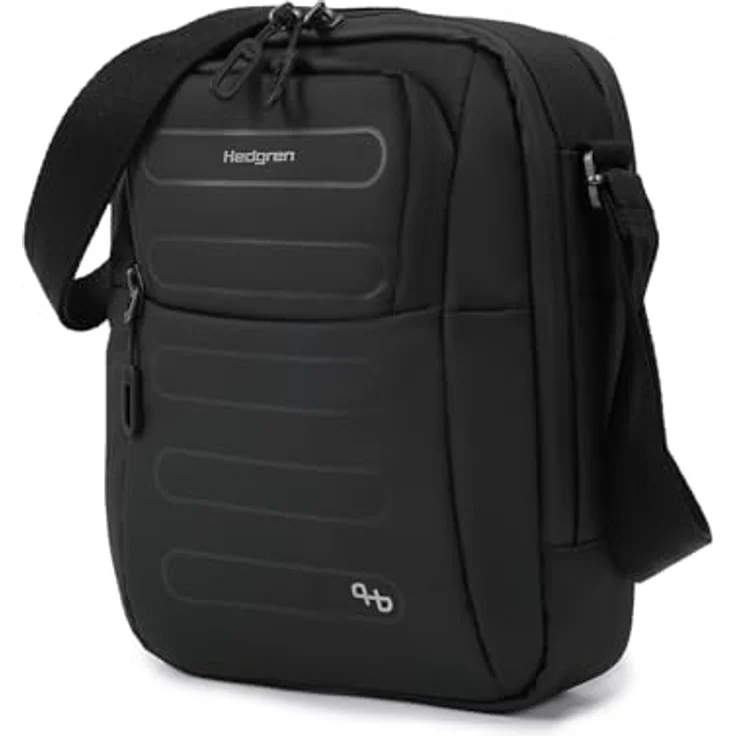 Hedgren Comby Performance Umhängetasche mit RFID Schutz, 21 cm, schwarz, 100% Polyester – Bild 3
