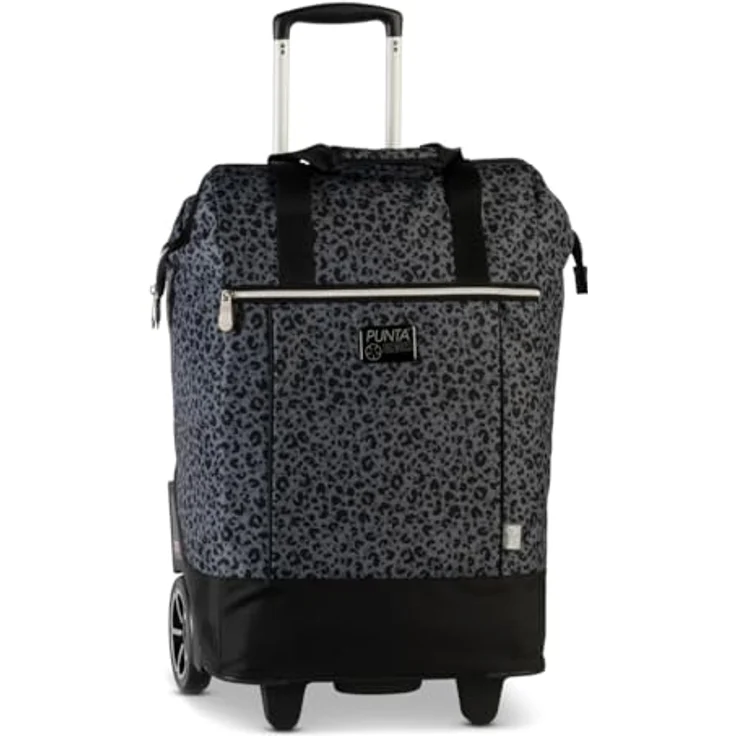 Punta Big Wheel Einkaufstrolley 62 cm, grau, 100% Polyester, kompakte Maße 38 x 28 cm – Bild 1