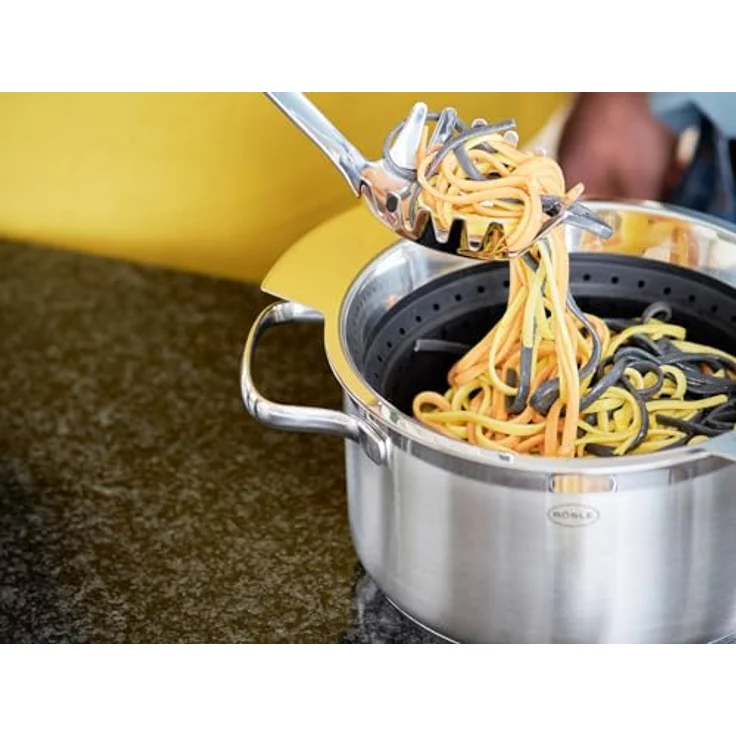 Rösle 16124 Seiher faltbar, 24 cm Durchmesser, schwarz – Bild 4