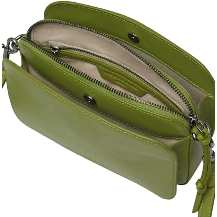 Liebeskind Luka Umhängetasche S, 100% Leder, grün, 20.5 cm x 7 cm x 14.5 cm – Bild 3