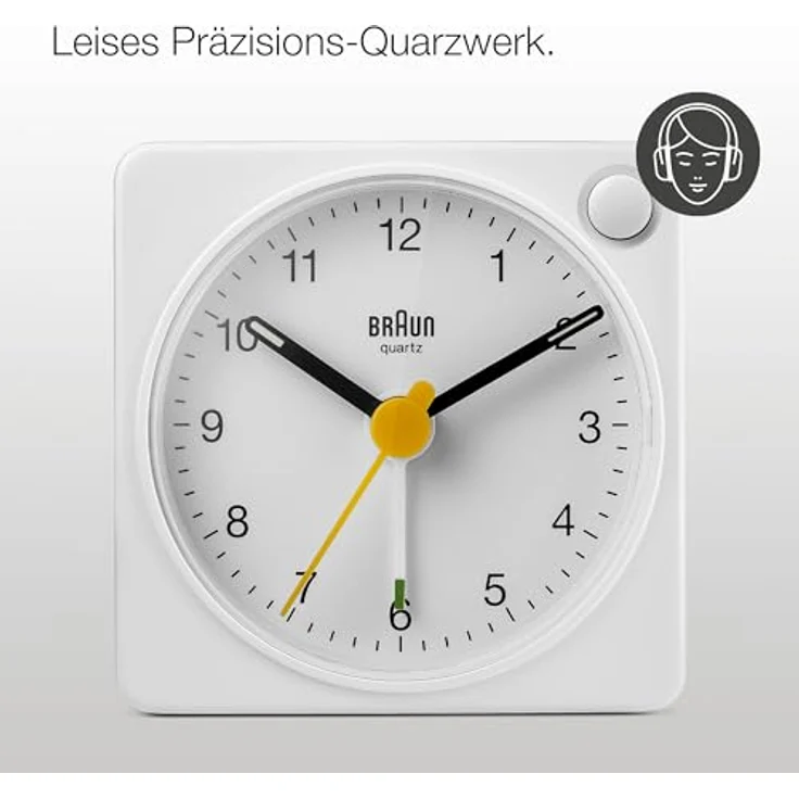 Braun Wecker Classic BC02XW analog – Bild 5