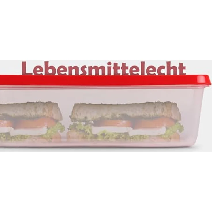 Bestlivings Frischhaltedosen 1,25 L (3er Pack) - Vorratsdose mit Deckel für Lebensmittel, Aufbewahrungsbox in Erdbeer-, Tomaten- und Salatmuster - Hochwertiges PP Kunststoff, nicht spülmaschinenfest – Bild 6