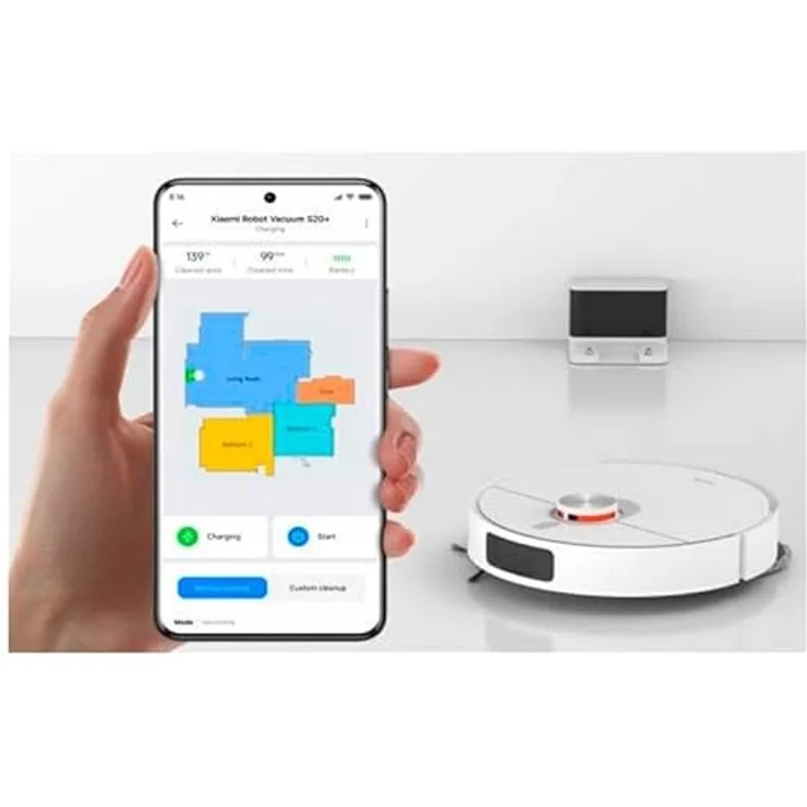 Xiaomi Robot Vacuum S20+, Staubsauger-Roboter in Weiß – Bild 5