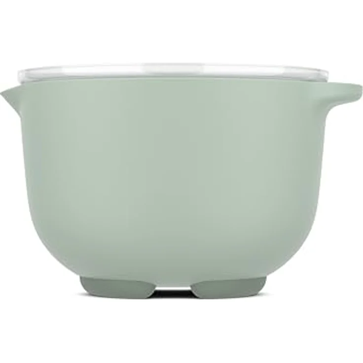 Mepal Rührschüssel mit Deckel Chef it, Anti-Rutsch Boden, Mikrowellen- und Spülmaschinengeeignet, 1500 ml, Nordic sage – Bild 3