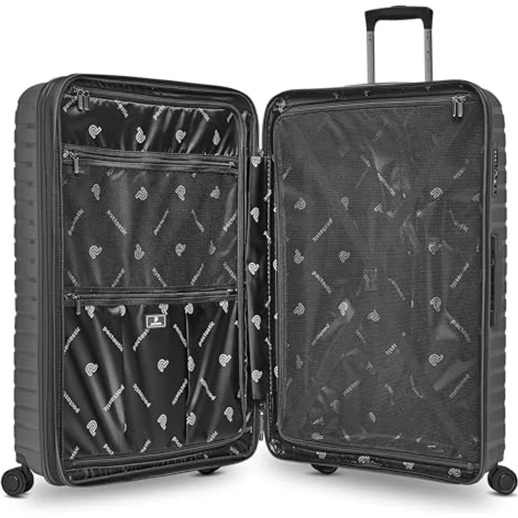 Pactastic Hartschalen Check-in Koffer | Großer XL Trolley 52 x 31 x 75 cm von 101 auf 110 Liter erweiterbar | aus hochwertigem Polypropylen | 4 Doppelrollen & TSA-Schloss (Collection 04) – Bild 5