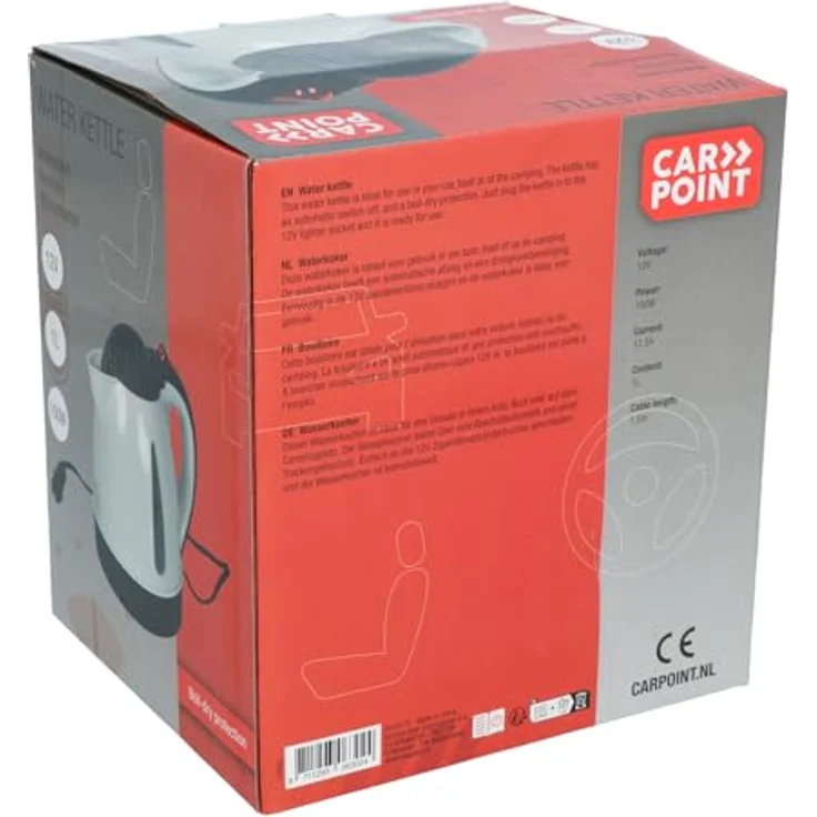Carpoint 0510175 Wasserkocher für das Auto, 150W, Anschluss an 12V Zigarettenanzünder, automatische Abschaltung – Bild 6