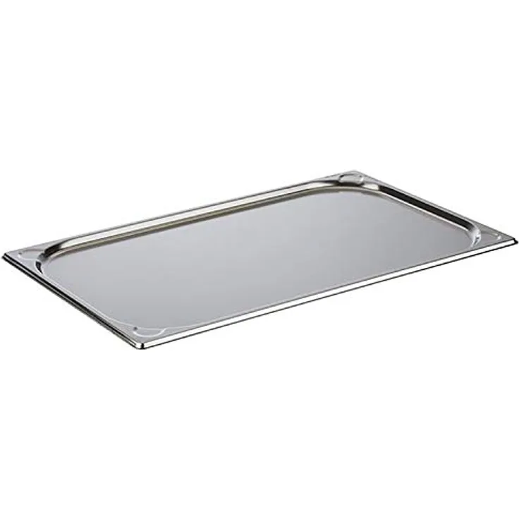 APS 81095 GN-Behälter 1/1, Gastronormbehälter Edelstahl rostfrei/Abmessungen 32,5 x 53 cm/Tiefe 15 mm/Volumen 1,25 Liter