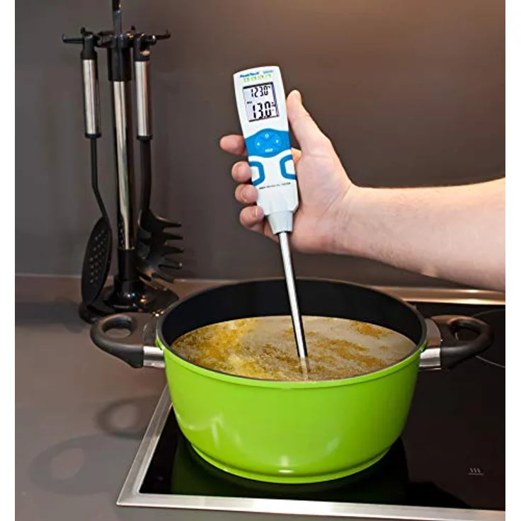 PeakTech Bratenthermometer PeakTech P 5500: Speiseöl-Tester ~ 0 bis 40% TPM und 30 bis 200°C, 1-tlg. – Bild 3