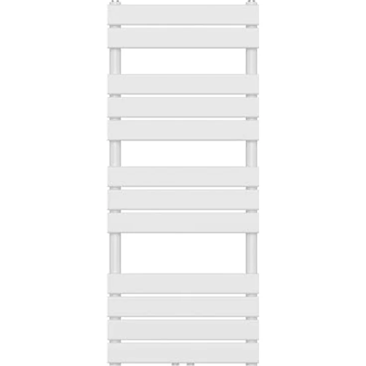 Neu.Haus Voss Handtuchheizkörper, weiss, 120x50cm, 615 W Wärmeleistung, platzsparendes Design – Bild 4