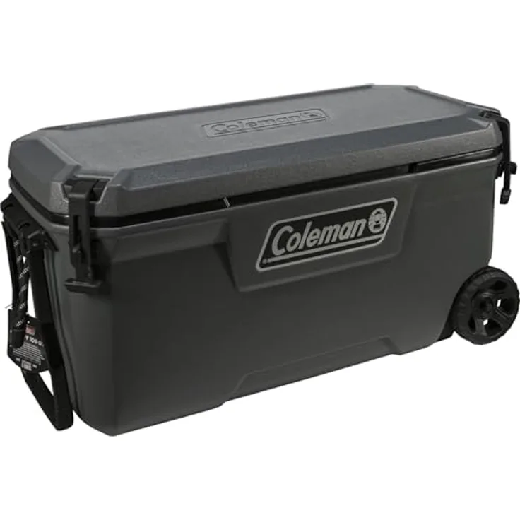 Coleman Convoy, Kühlbox (94 l) mit eingebautem Flaschenöffner, robusten Rädern und antibakterieller Innenverkleidung