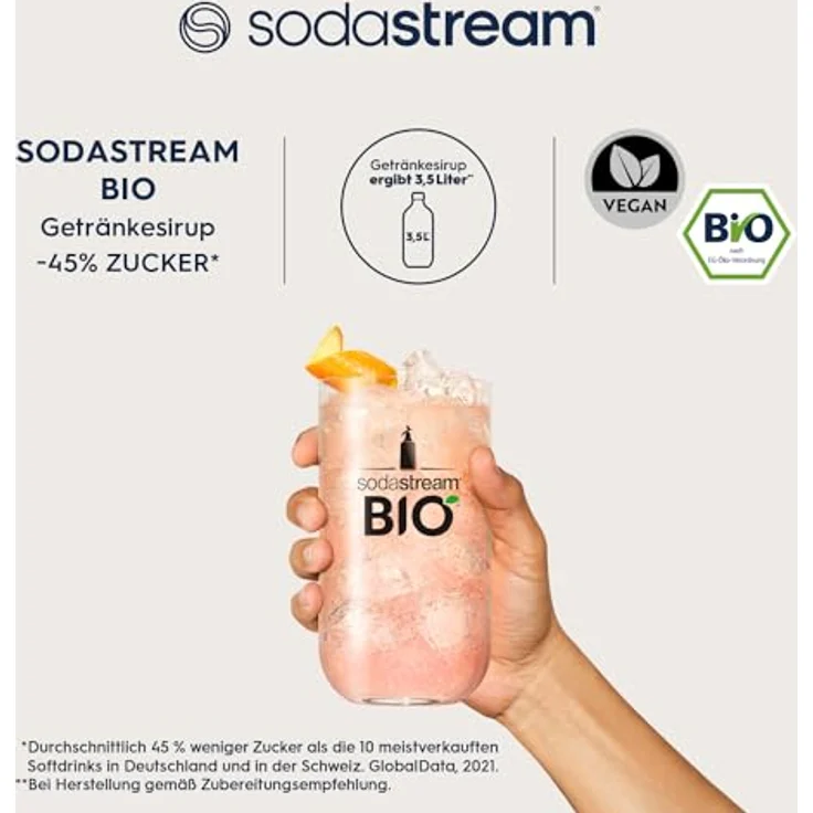 SodaStream Bio Sirup Pink Grapefruit 500 ml – Bild 4
