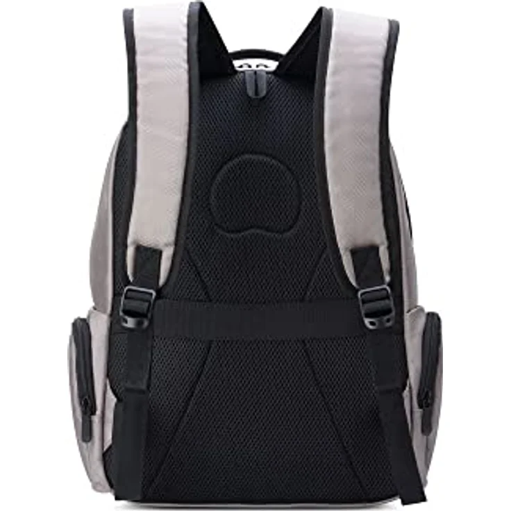 Delsey Paris Daypack Element, leichter Rucksack mit gepolstertem Laptopfach und ergonomischen Trägern, schwarz – Bild 8