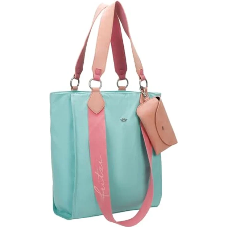 Fritzi aus Preußen Izzy02, Canvas Shopper Tasche mit 100% Baumwolle, 32 cm x 11 cm x 38.5 cm, blau – Bild 4